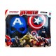  Avengers 3 in 1 Gift-Set 1 Disk Throwing Shield + 1 Mask + 1 Action Figure (Captain America)