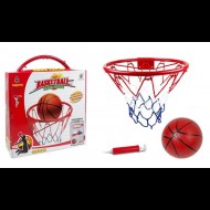 METAL BASKETBALL HOOP 33 CM