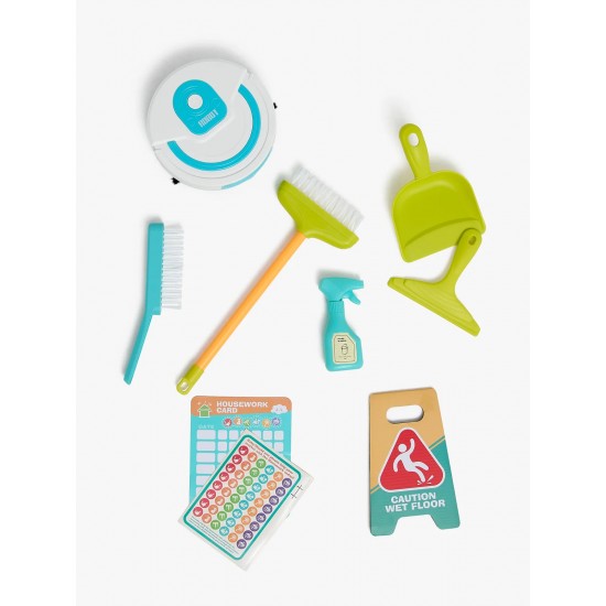 Cleaning Set with Electric Robot Vacuum Cleaner