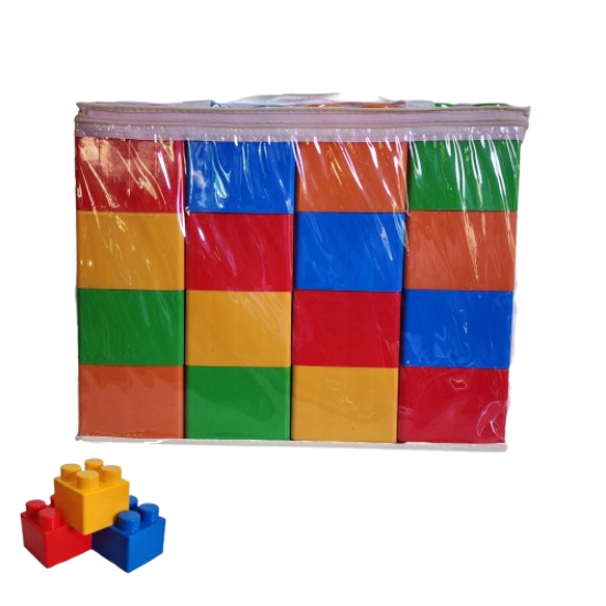 Jumbo Building Blocks Set Multi colour  (32pcs)