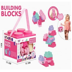 Large Building Blocks 35 Pieces with Storage Box