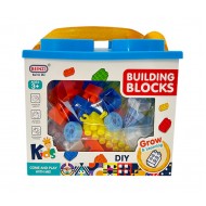 Large Building Blocks 120 Pieces with Storage Box