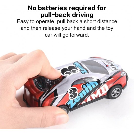 Pull Back Driving Metal Toy Set