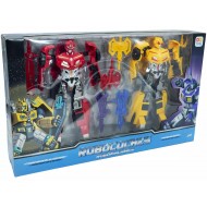 Transformable Red and Yellow with Accessories