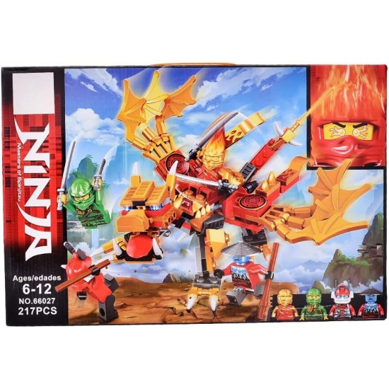 Ninjago Characters + Dragon Building Blocks
