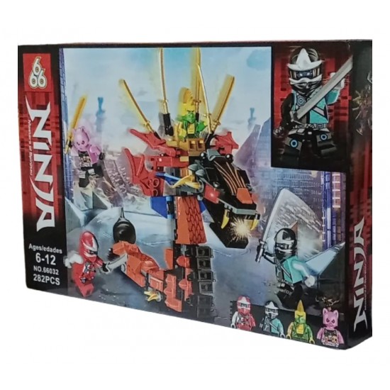 Ninjago Characters + Dragon Building Blocks