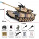 Remote Control Tank RC US M1A2 1:18 Scale Military Combat Tank