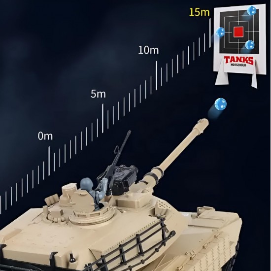 Remote Control Tank RC US M1A2 1:18 Scale Military Combat Tank