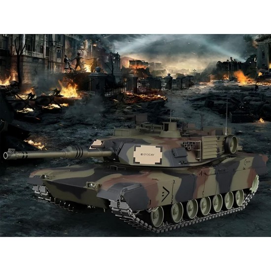 Remote Control Tank RC US M1A2 1:18 Scale Military Combat Tank