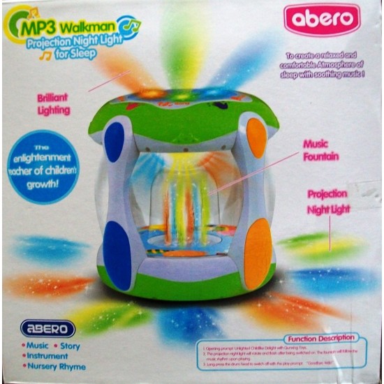 Musical Fountain Drum with Lights & MP3 Player