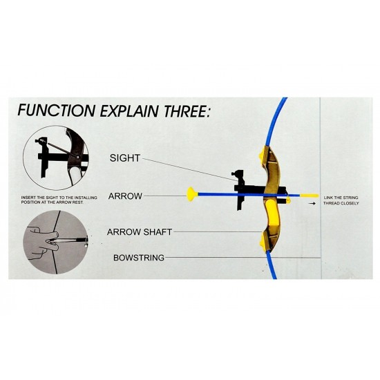 Archery Set Shooting Games with Infrared Laser Light Target 