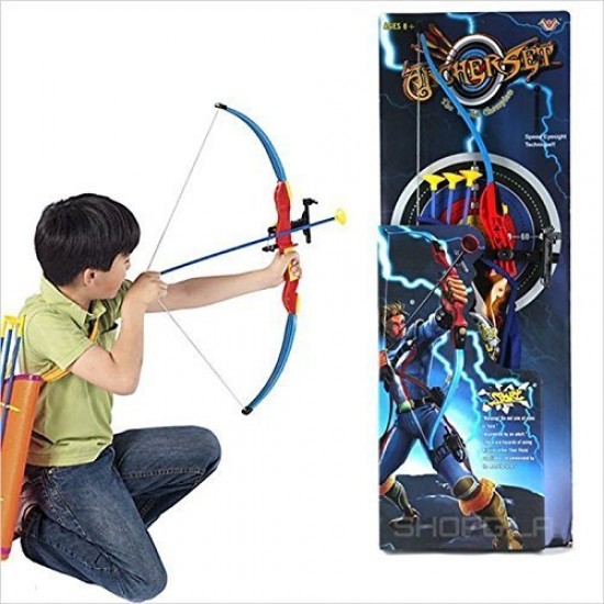 Archery Set Shooting Games with Infrared Laser Light Target 