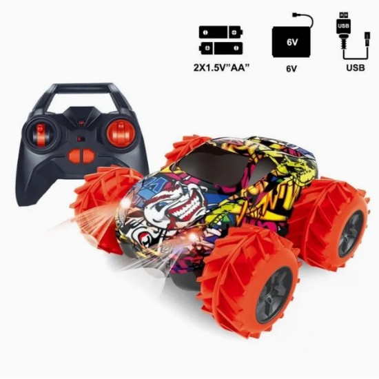 2 in 1 RC Vehicle Toys Graffiti 4WD Amphibious Remote Control Car
