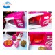 Electronic pink Plastic Microwave Oven