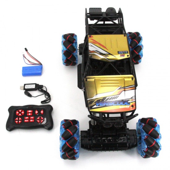 Radio-controlled crawler on roller wheels, light, sound 2.4G