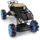 Radio-controlled crawler on roller wheels, light, sound 2.4G