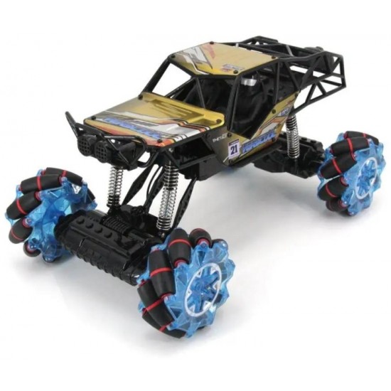 Radio-controlled crawler on roller wheels, light, sound 2.4G