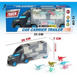 FRICTION DOLLS WITH DINOSAURS 33cm