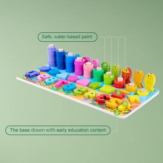 Montessori Magnetic Fishing & Sorting Toy