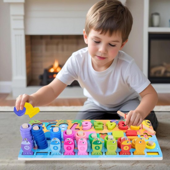 Montessori Magnetic Fishing & Sorting Toy