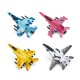 High Quality Mini 4PCS Metal Pull Back Diecast Fighter Plane