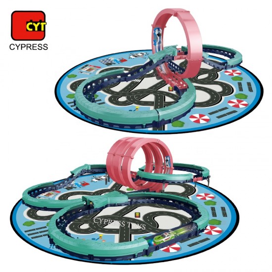 High Speed Remote Control Racing Slot Car Track Set