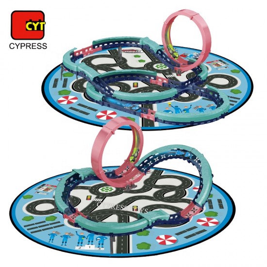 High Speed Remote Control Racing Slot Car Track Set