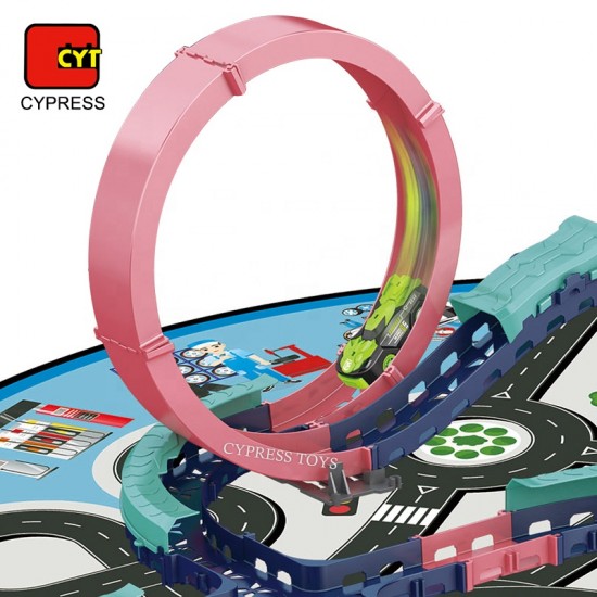 High Speed Remote Control Racing Slot Car Track Set