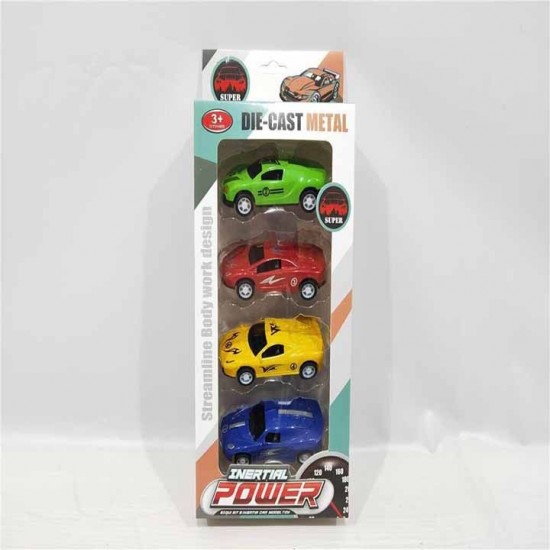 Die-Cast Metal 4 PCS