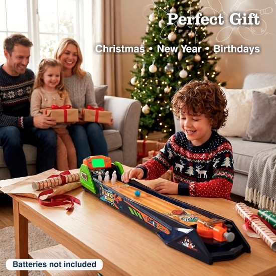 Bowling Game — Electronic Tabletop Arcade Game with LCD Auto Scoring