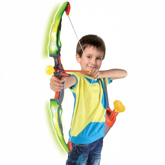 Bow and Arrow Toy – Light-Up Kids Archery Set with Target Stand