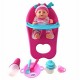 baby doll 30 cm with feeding bottle and 6 accessories