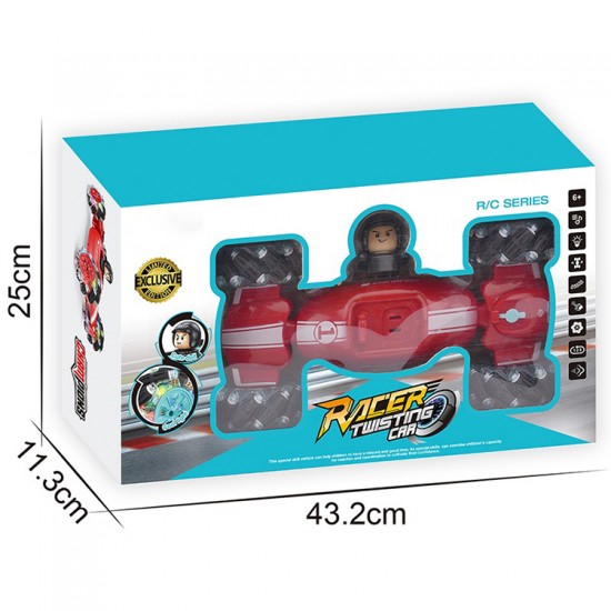 2.4GHz High Speed Rc Stunt Car Toy Watch Control Twisting Cars Remote Control Stunt Drift Toy Car with Doll Smoke Effects
