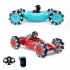 2.4GHz High Speed Rc Stunt Car Toy Watch Control Twisting Cars Remote Control Stunt Drift Toy Car with Doll Smoke Effects