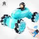 2.4GHz High Speed Rc Stunt Car Toy Watch Control Twisting Cars Remote Control Stunt Drift Toy Car with Doll Smoke Effects