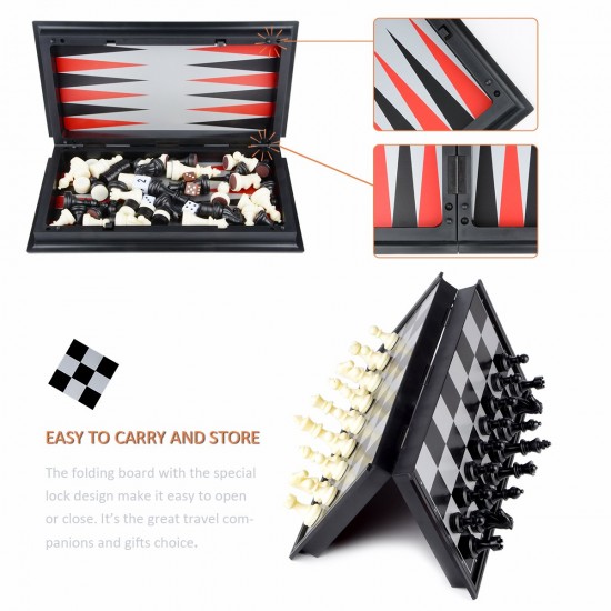 Chess/Checkers/Backgammon 3 in 1 Set