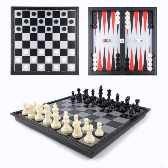 Chess/Checkers/Backgammon 3 in 1 Set