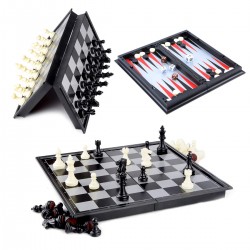 Chess/Checkers/Backgammon 3 in 1 Set