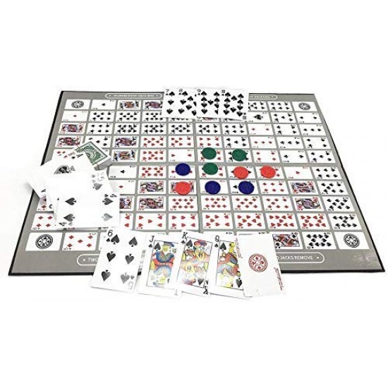  Sequence Board Game with Playing Board