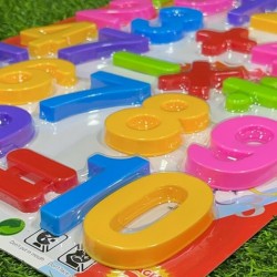 Number with magnet 8cm 1 unit