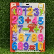 Number with magnet 8cm 1 unit