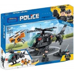 Police SWAT Team Helicopter Drone Set 200 pcs