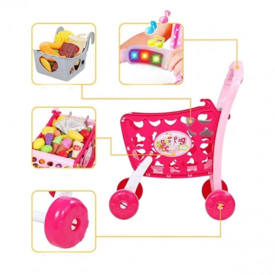 3 in 1 Kids Supermarket Shopping Cart