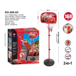  2 In 1 Basketball Unisex Play Set, 140 cm 