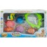 Big Set of Toy Fish For Bathing + Strainer