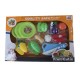 PLASTIC FRUIT CUTTING SET WITH KITCHENWARE IN A BOX