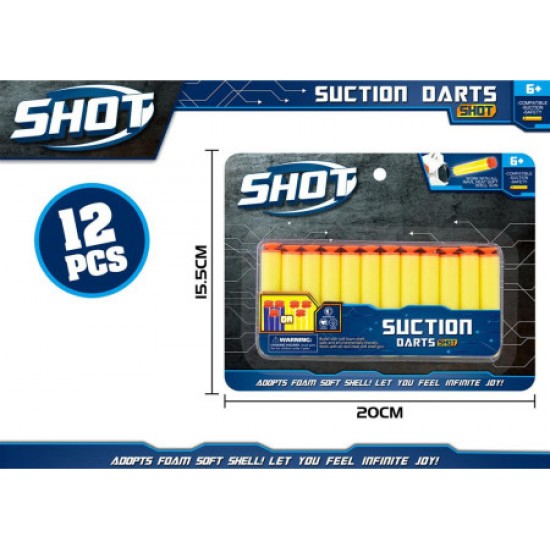 Foam darts for children's toy gun 12 Pcs