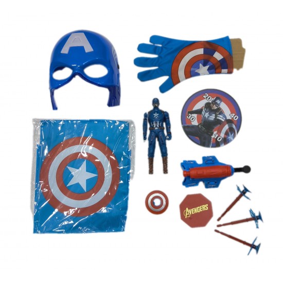 Captain-America Mask and Gun Playset 