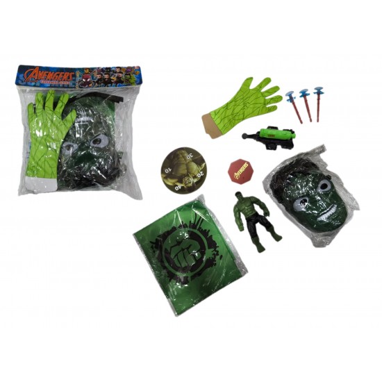 Hulk Clothing set 5 in 1 Mask , Clothes , Blast , Bullshit