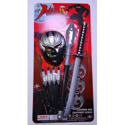 Ninja Weapons Set with Sword, Knife, Mask & Accessories